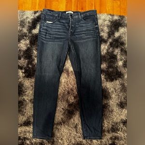 Button Curvy Skinny Loft Jean